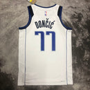 NBA DALLAS MAVERICKS DONCIC 77 WHITE