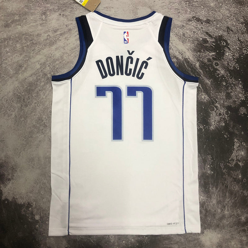 NBA DALLAS MAVERICKS DONCIC 77 BRANCO