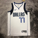 NBA DALLAS MAVERICKS DONCIC 77 WHITE