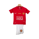 KIDS KIT RETRO MANCHESTER UNITED 2007/08 - FAN