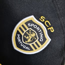 KIT INFANTIL SPORTING CR7 2023/24 PRETO - FÃ