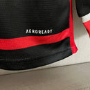 MANGA LONGA CR FLAMENGO I 2024/25 RUBRO-NEGRO - FAN VERSION - KIDS KIT