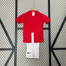 KIDS KIT RETRO MANCHESTER UNITED 2007/08 - FAN