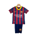 KIT INFANTIL RETRO BARCELONA 2013/14 - FÃ