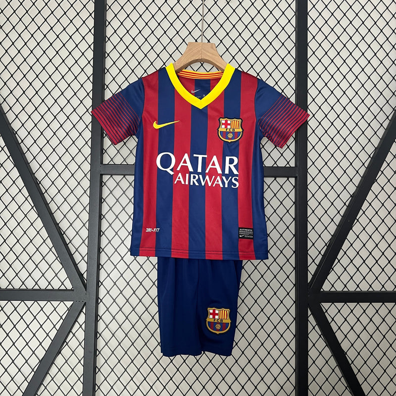 KIDS KIT RETROBARCELONA HOME 13/14