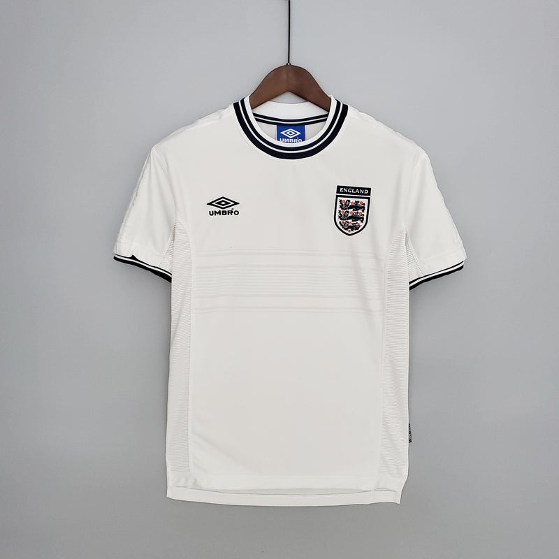 INGLATERRA HOME 2000 - UMBRO RETRO MASCULINO - BRANCO/AZUL