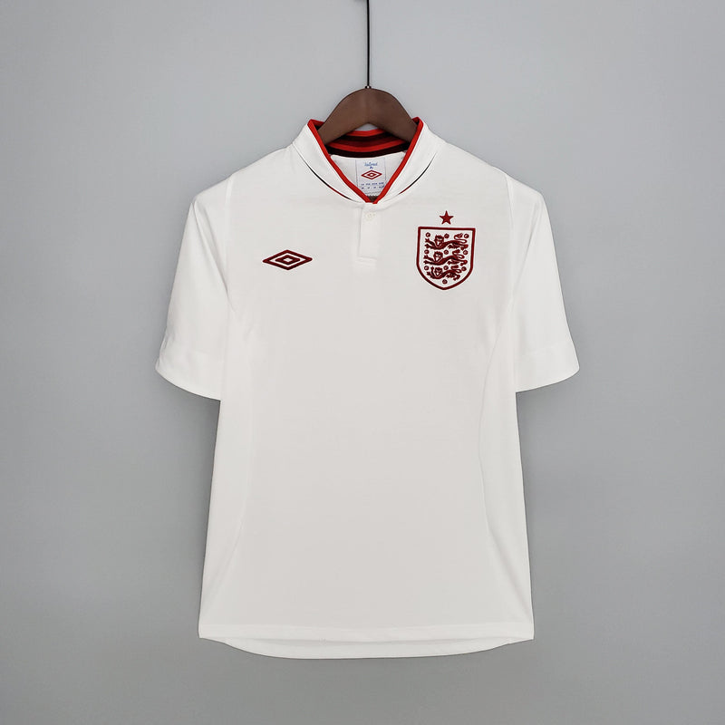 INGLATERRA HOME 2012 - UMBRO RETRO HOMEM - BRANCO/VERMELHO