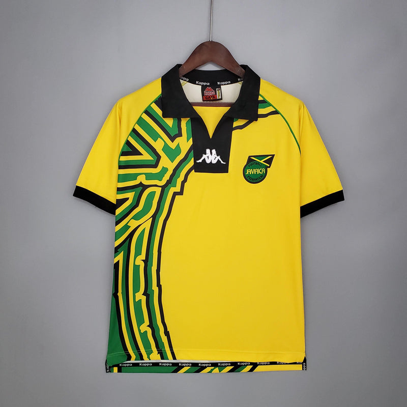 JAMAICA HOME 1998 - KAPPA RETRO MASCULINO - AMARELO/VERDE