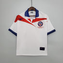 CHILE AWAY 1998 - REEBOK RETRO MASCULINO - BRANCO/VERMELHO
