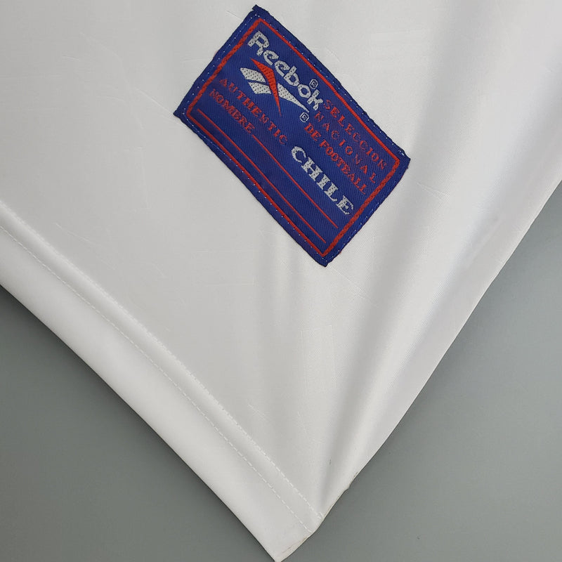 CHILE AWAY 1998 - REEBOK RETRO MASCULINO - BRANCO/VERMELHO