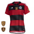 CR FLAMENGO I 2023/24 RUBRO-NEGRA - BEBÊ LOOK FEMININO