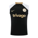 CHELSEA SLEEVELESS TRAINING KIT 23/24 - BLACK