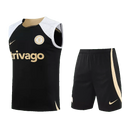 CHELSEA SLEEVELESS TRAINING KIT 23/24 - BLACK