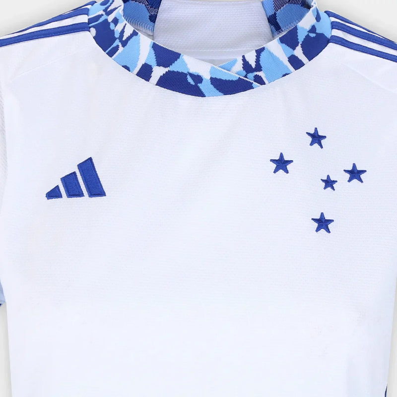 CRUZEIRO II 2024/25 WHITE - MODELO WOMEN BABY LOOK