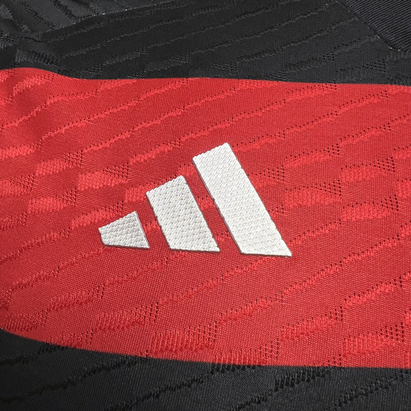 CAMISETA FLAMENGO PRETA 24/25 MASCULINA (JOGADOR) COM PATROCINADOR