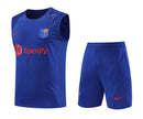 FC BARCELONA SLEEVELESS TRAINING KIT 23/24 - BLUE