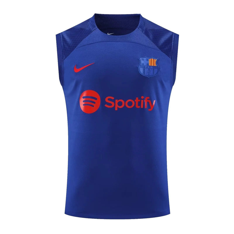 FC BARCELONA SLEEVELESS TRAINING KIT 23/24 - BLUE