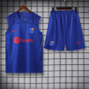 FC BARCELONA SLEEVELESS TRAINING KIT 23/24 - BLUE