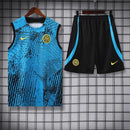 INTER MILANO SLEEVELESS TRAINING KIT 23/24 - BLUE