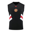 MANCHESTER UNITED SLEEVELESS TRAINING KIT 23/24 - BLACK