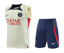 PSG SLEEVELESS TRAINING KIT 23/24 - BEIGE