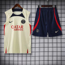 PSG SLEEVELESS TRAINING KIT 23/24 - BEIGE
