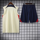 PSG SLEEVELESS TRAINING KIT 23/24 - BEIGE