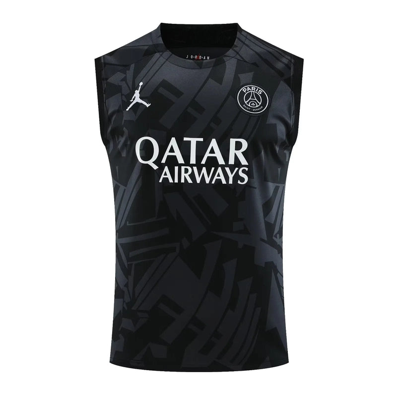 PSG SLEEVELESS TRAINING KIT 23/24 - BLACK